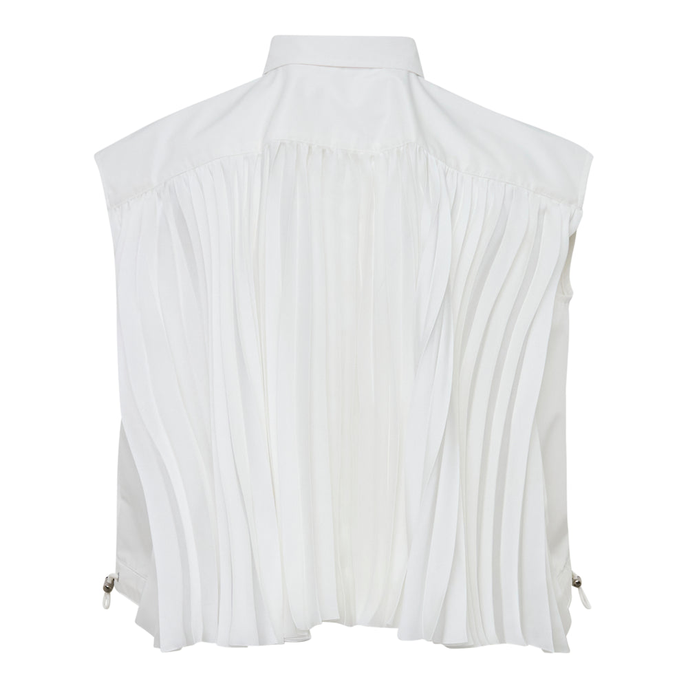 sacai Taffeta Bonding Satin Vest - view 2