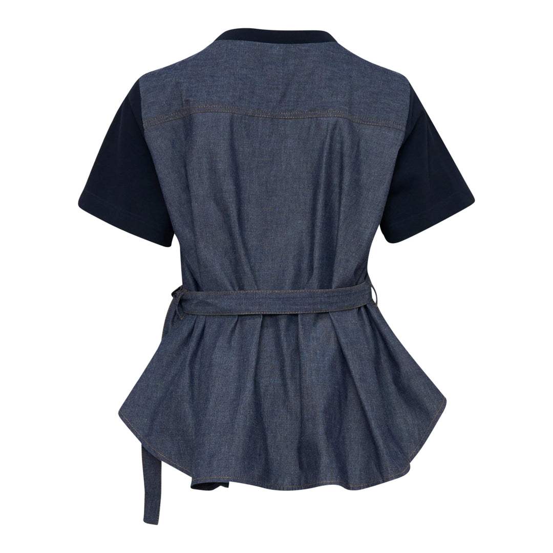 Denim x Cotton Jersey Tee
