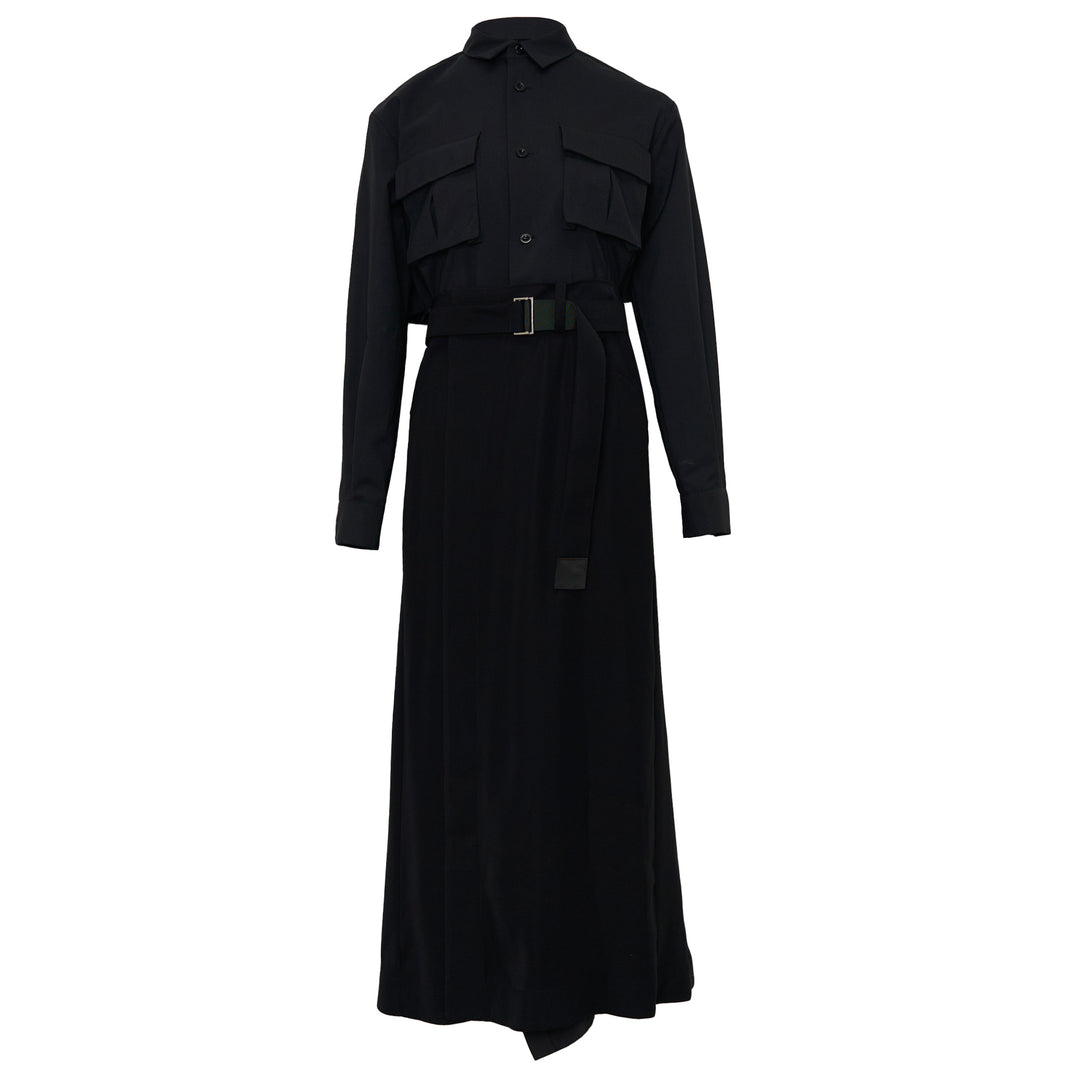 Suiting Crepe Back Satin Dress