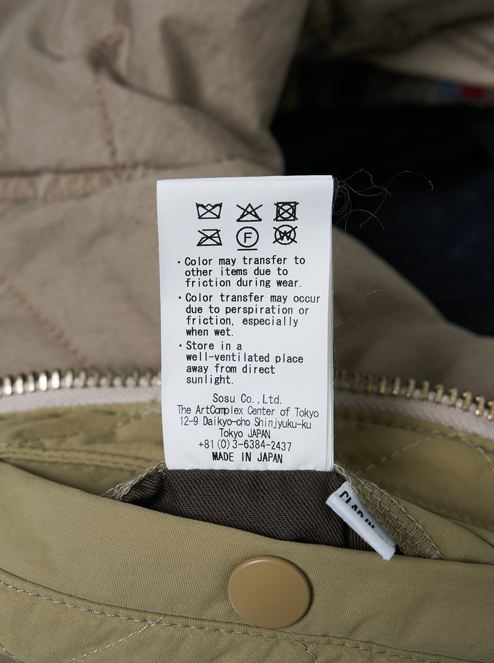 Combined Quilt Denim Blouson