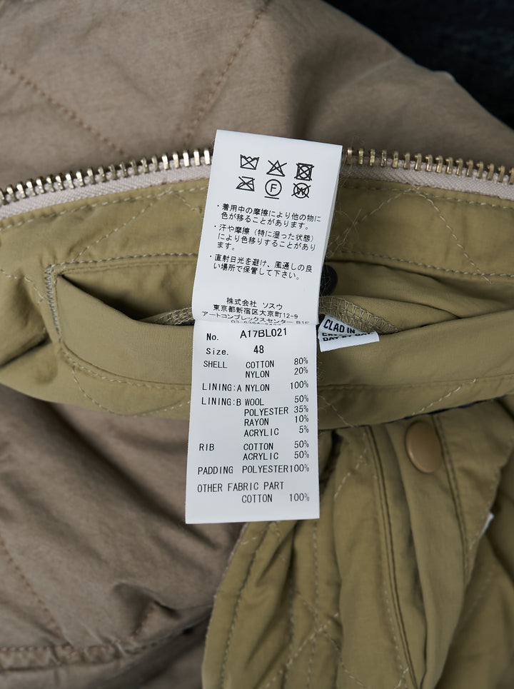 Combined Quilt Denim Blouson