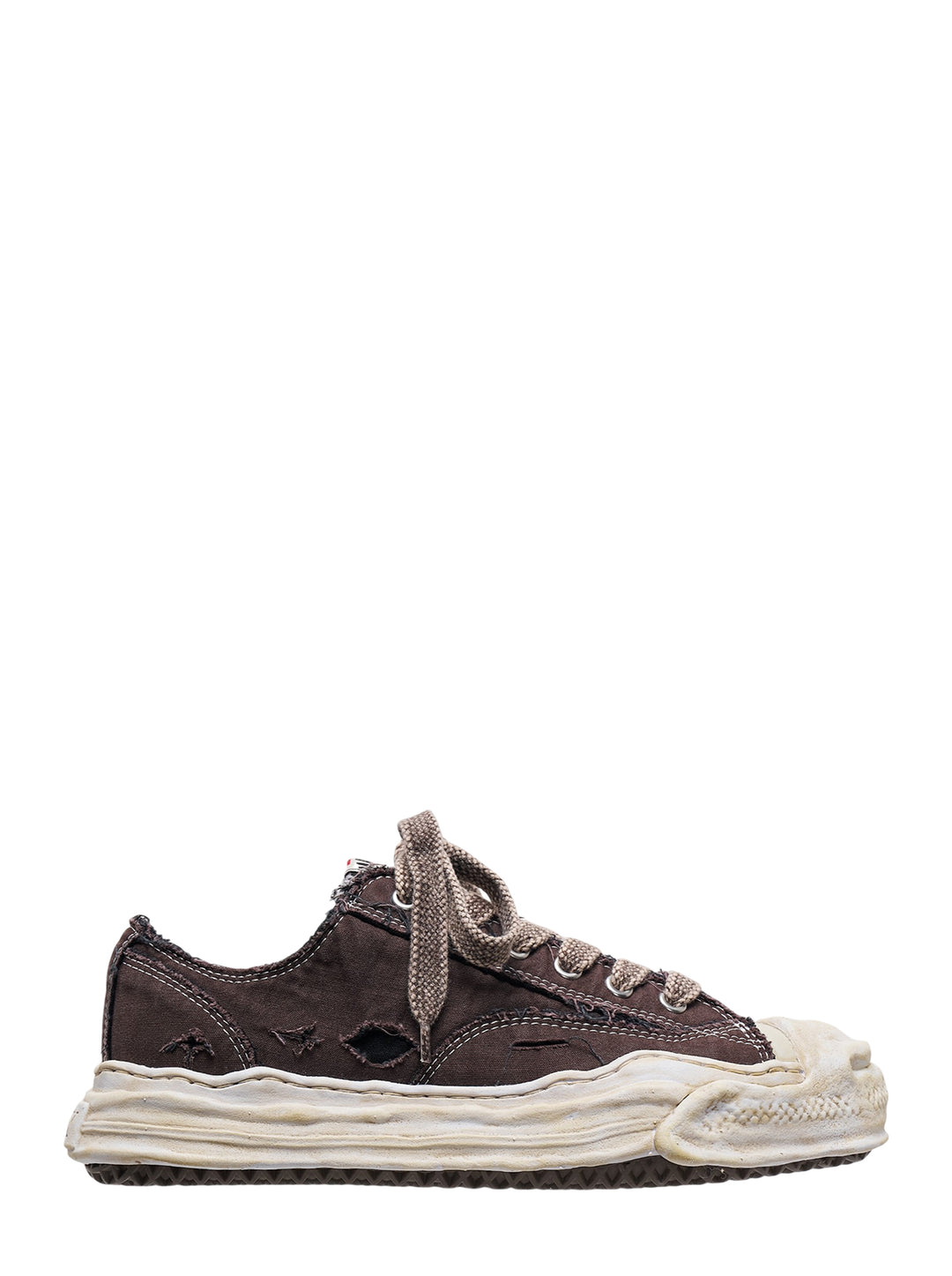 MIHARA YASUHIRO Hank Ripping Canvas Low-Top Sneakers
