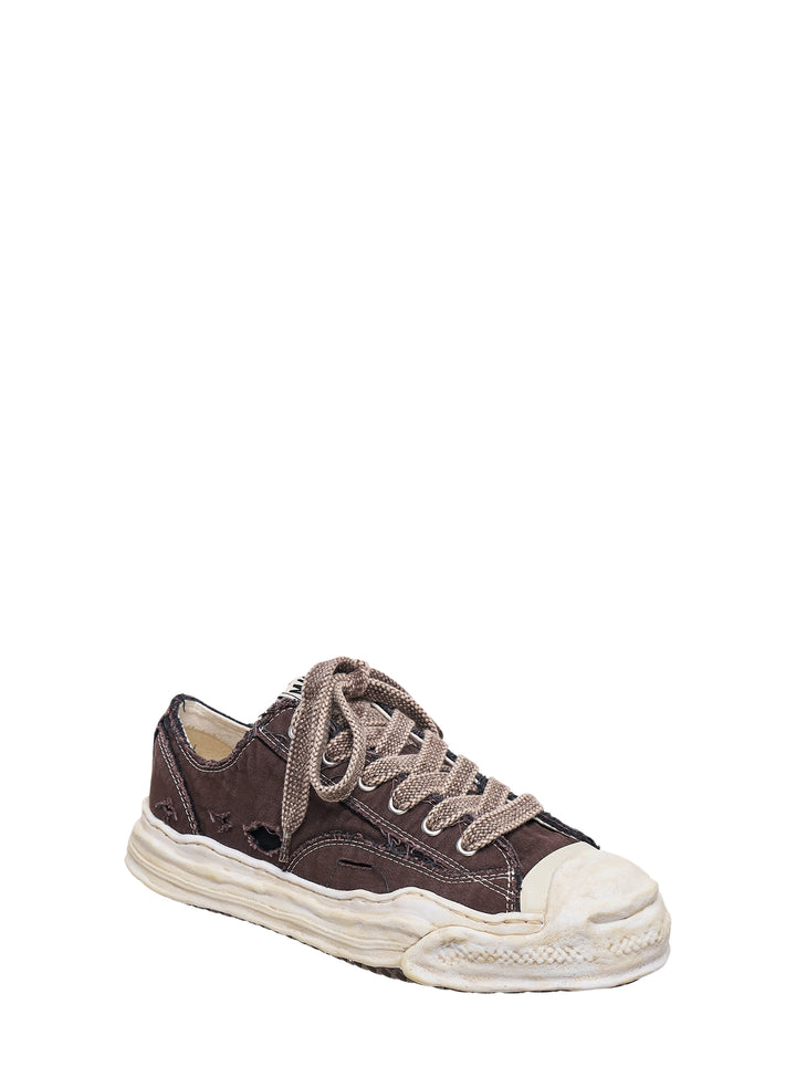 MIHARA YASUHIRO Hank Ripping Canvas Low-Top Sneakers - view 2