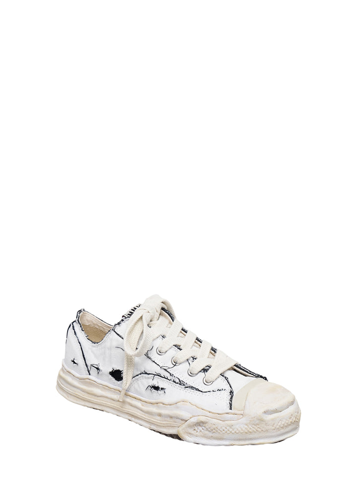 MIHARA YASUHIRO Hank Ripping Canvas Low-Top Sneakers - view 2