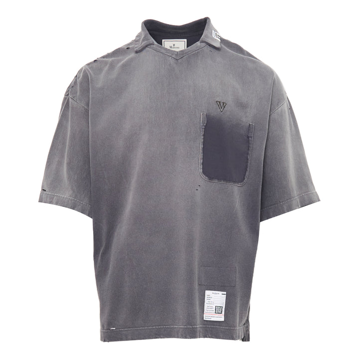 Sun Faded Collared Tee