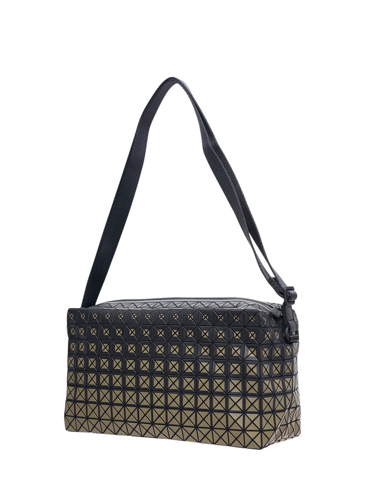 Bao Bao Issey Miyake Saddle Bag Gradual in geometric triangular panel construction with a charcoal-to-bronze gradient finish and adjustable black nylon crossbody strap - view 2