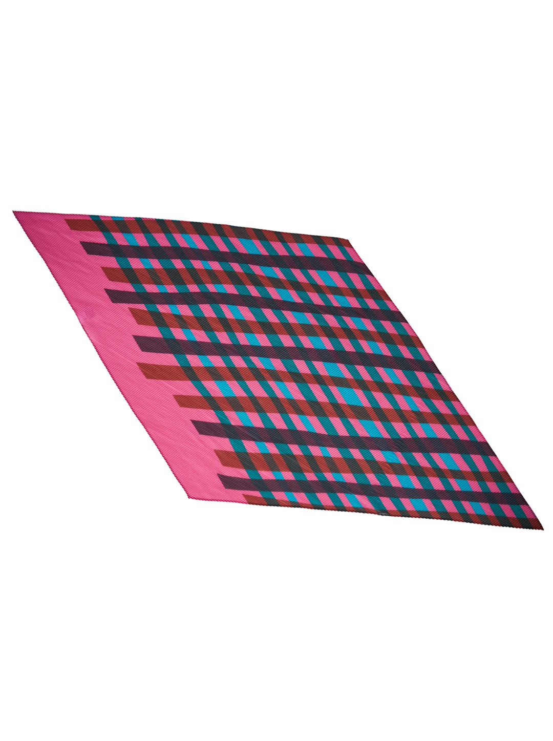 me ISSEY MIYAKE Tape Check Pleats Stole