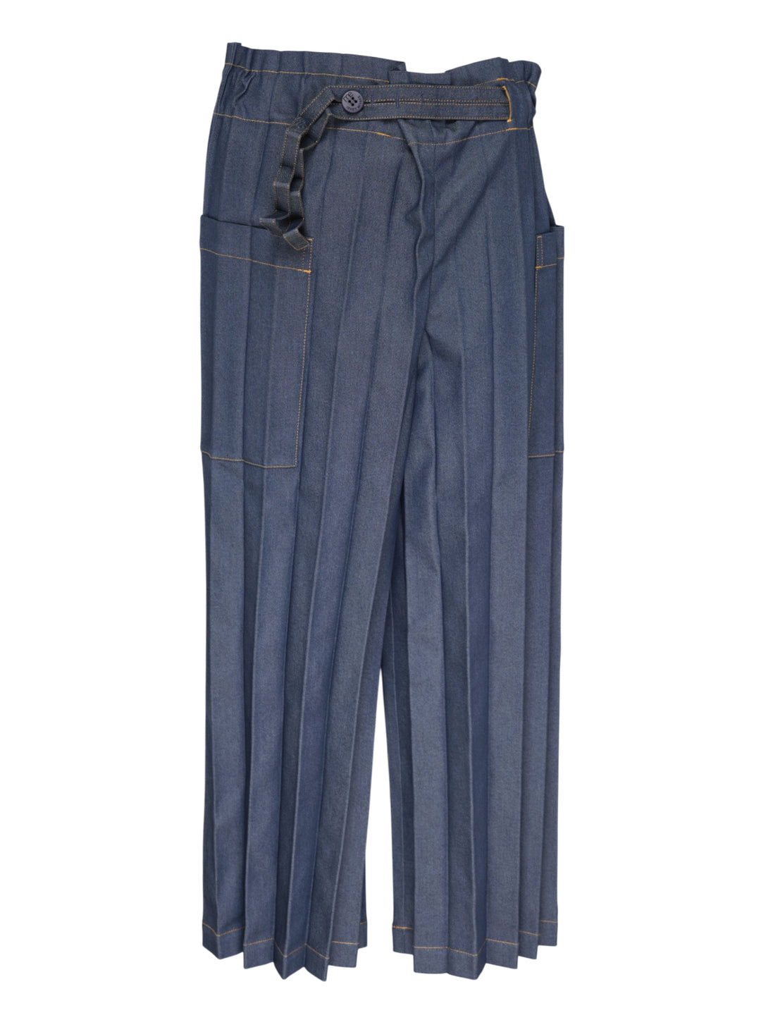me ISSEY MIYAKE Denim Pleats Bottom