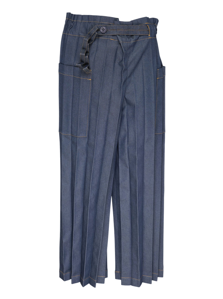 me ISSEY MIYAKE Denim Pleats Bottom