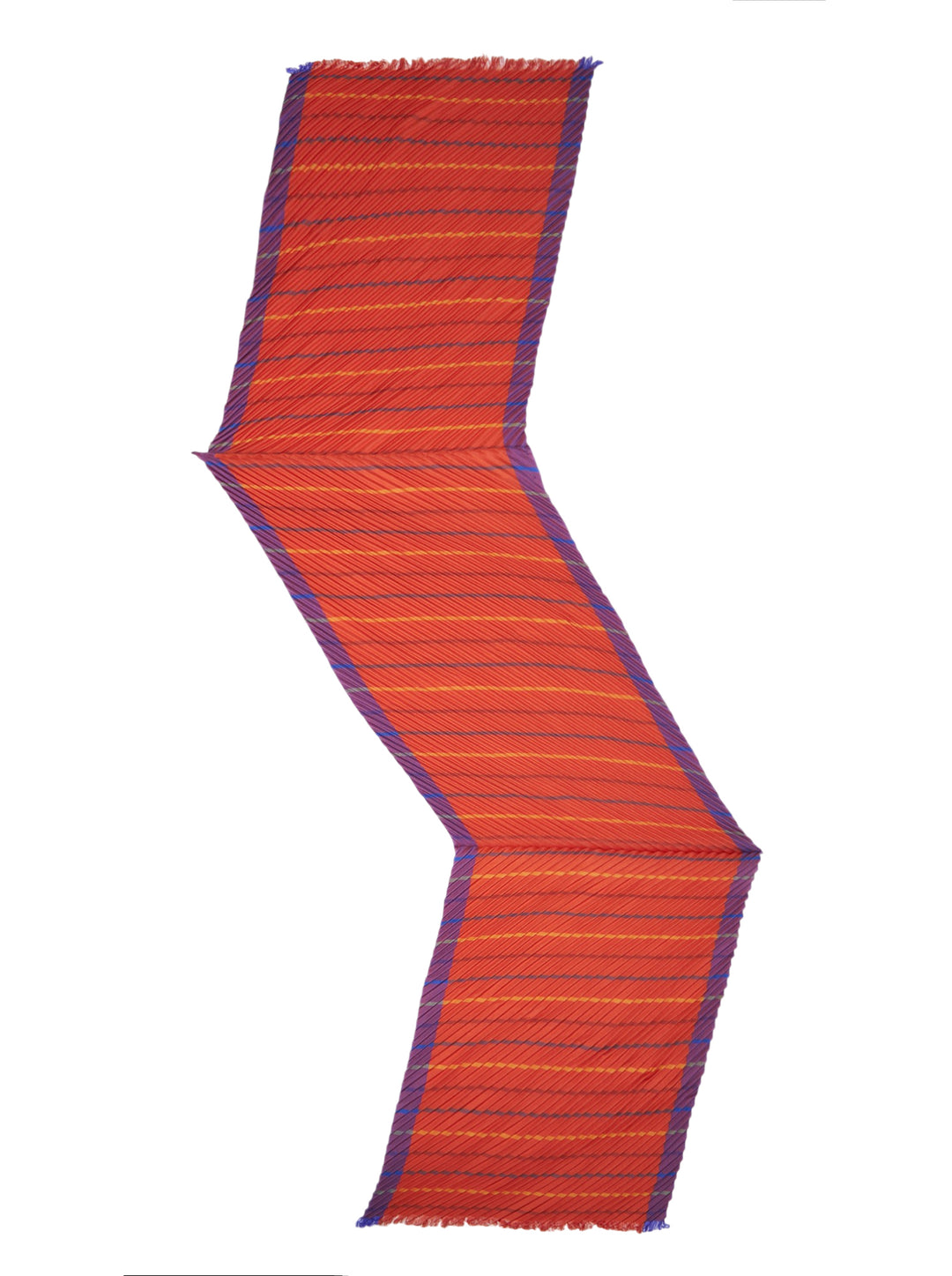 me ISSEY MIYAKE Stripe Pleats Stole