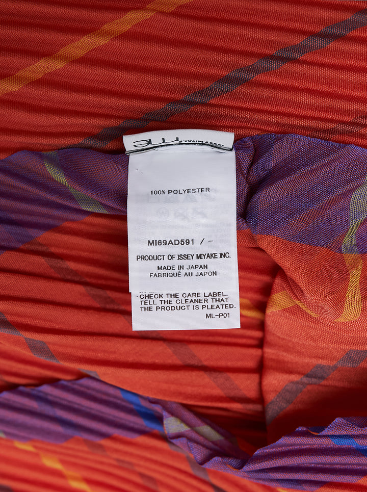 me ISSEY MIYAKE Stripe Pleats Stole - view 3