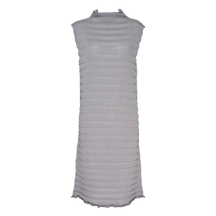 Accordion See-Through Crepe