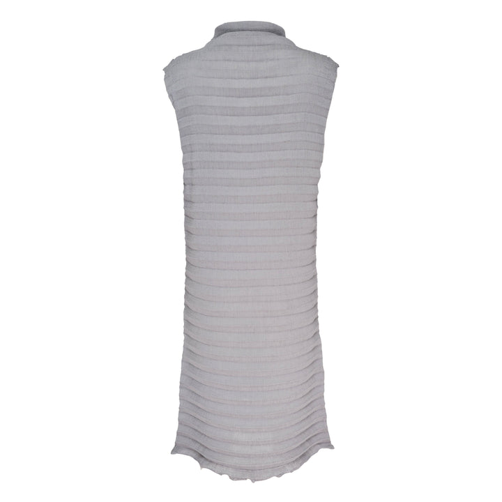 Accordion See-Through Crepe