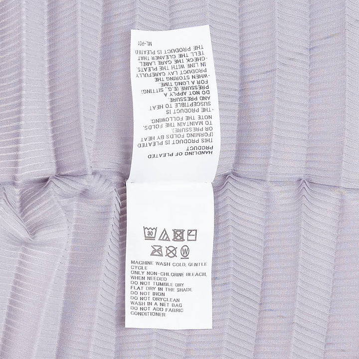 Accordion See-Through Crepe