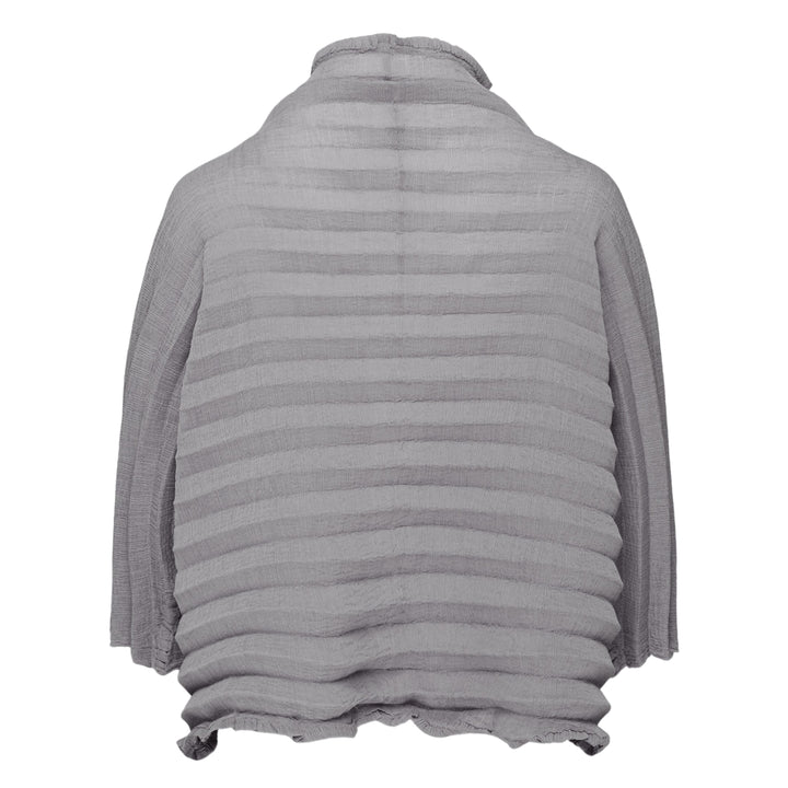 Accordion See-Through Crepe