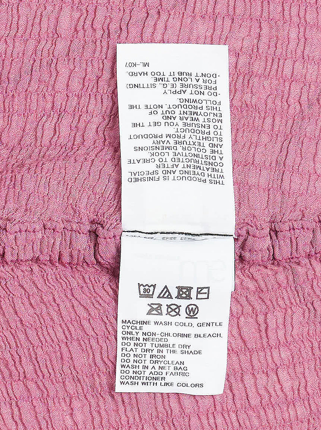 me Issey Miyake sleeveless tunic in textured polycotton crepe with ruffled centre-front seam and round neckline - view 3