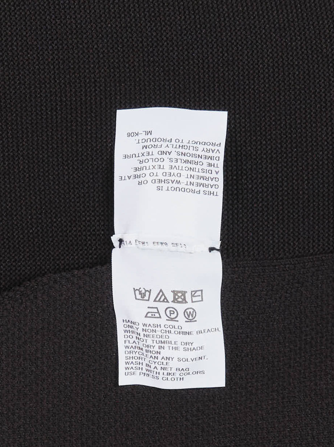 me Issey Miyake Solid Knit jacket in black with a collarless neckline, button-through front and wide sleeves - view 3