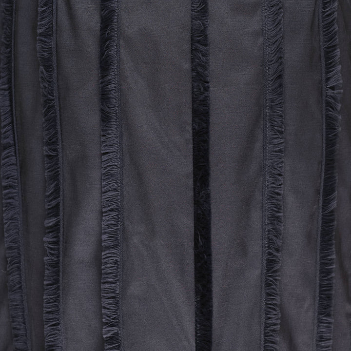 Thread Fringe Midi Skirt