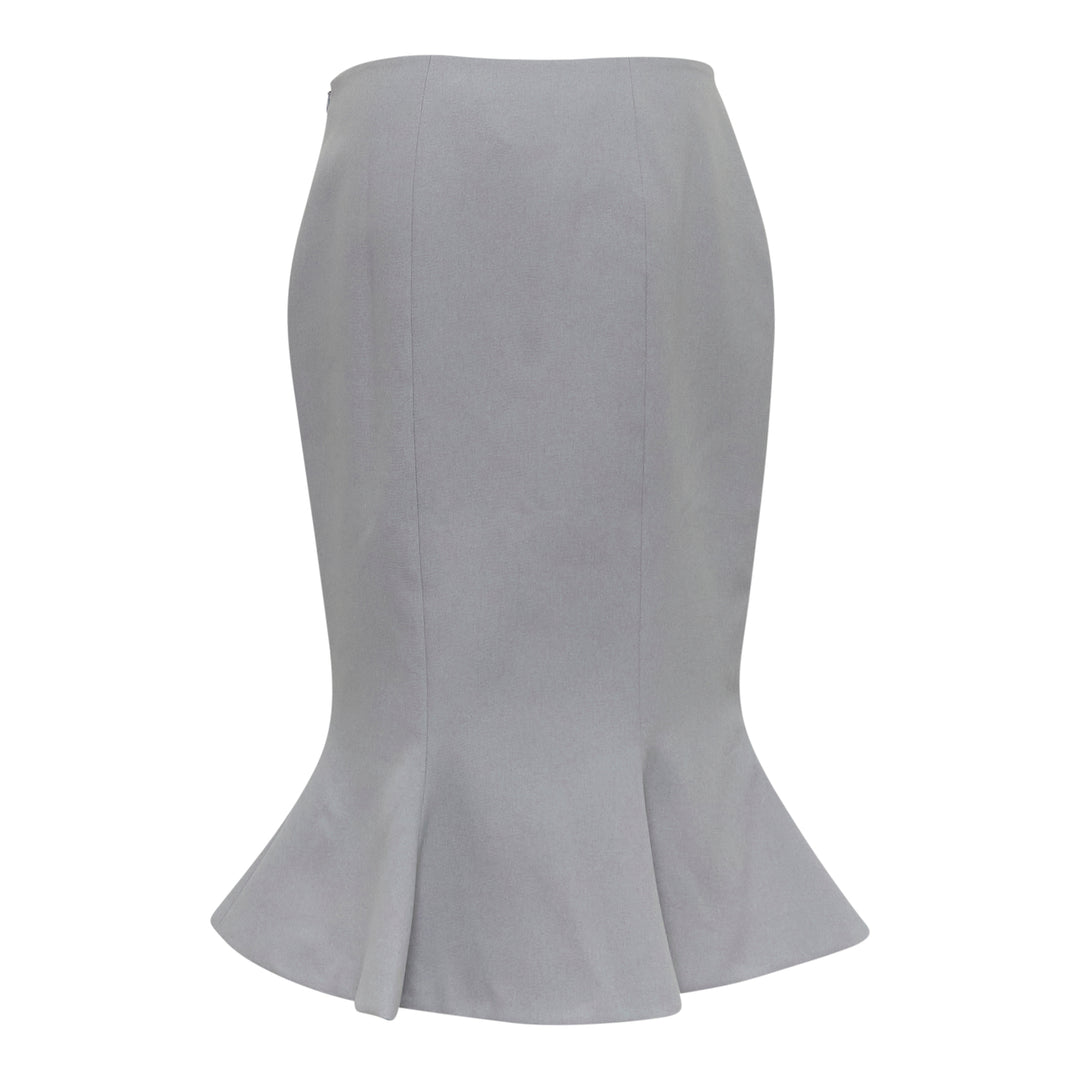 Mermaid Hem Midi Skirt