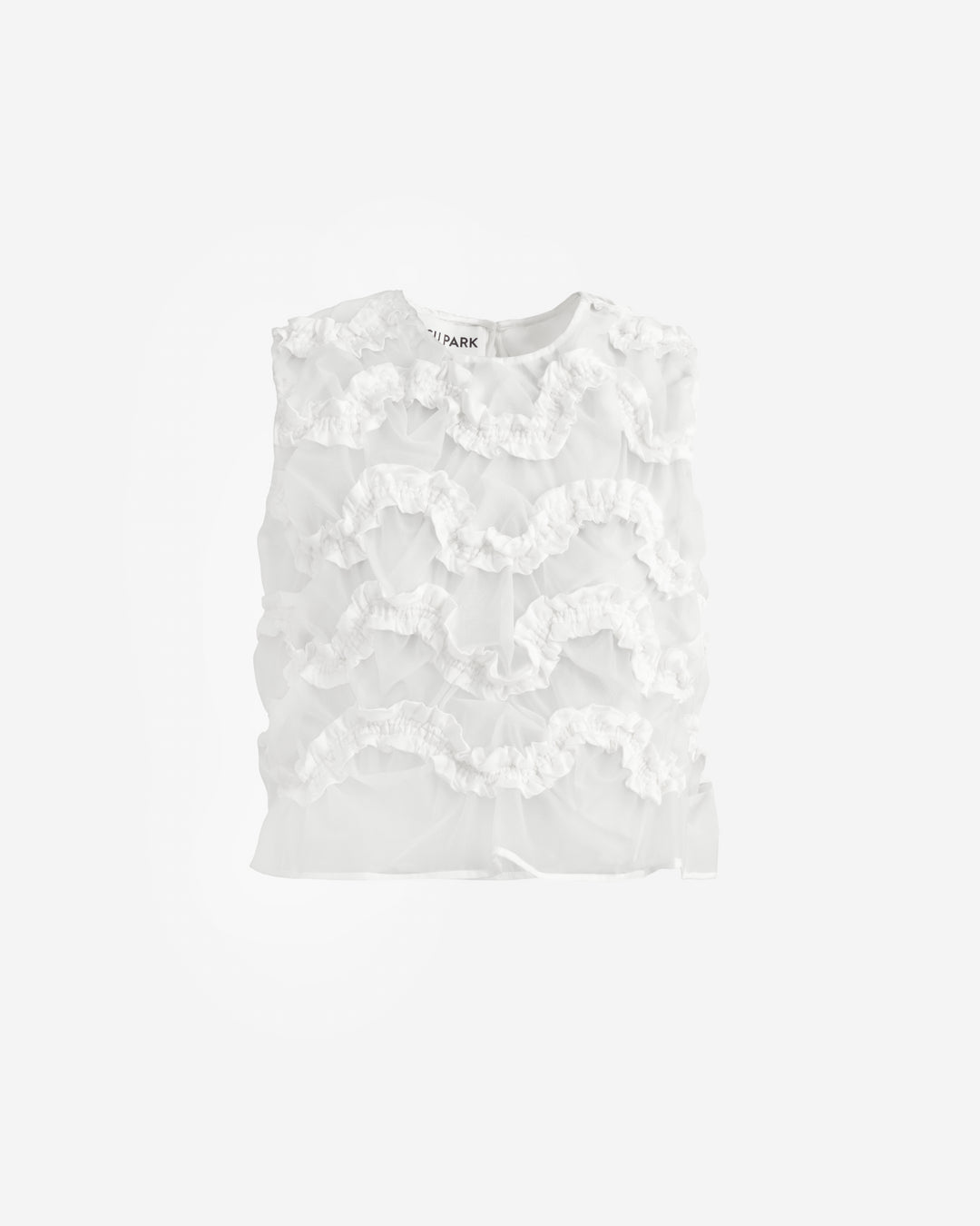 Glass Ruffle Top