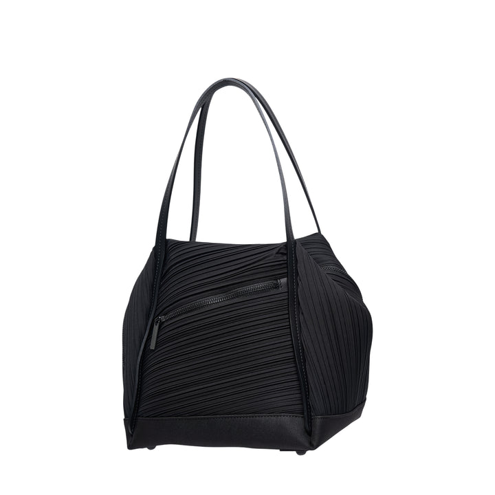 Bias Pleats Shoulder Bag