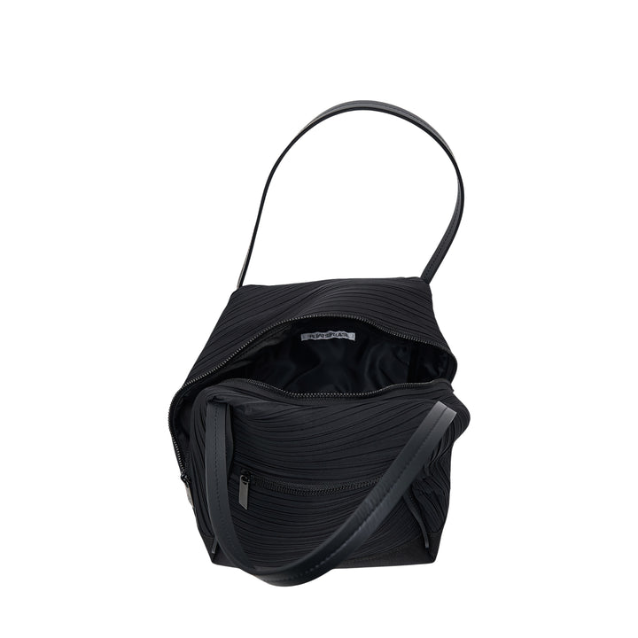 Bias Pleats Shoulder Bag
