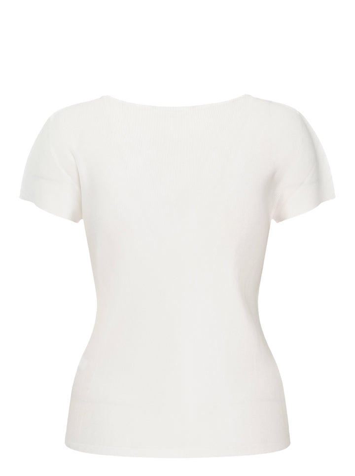 PLEATS PLEASE ISSEY MIYAKE Mist Basics Round Neck Top - view 2