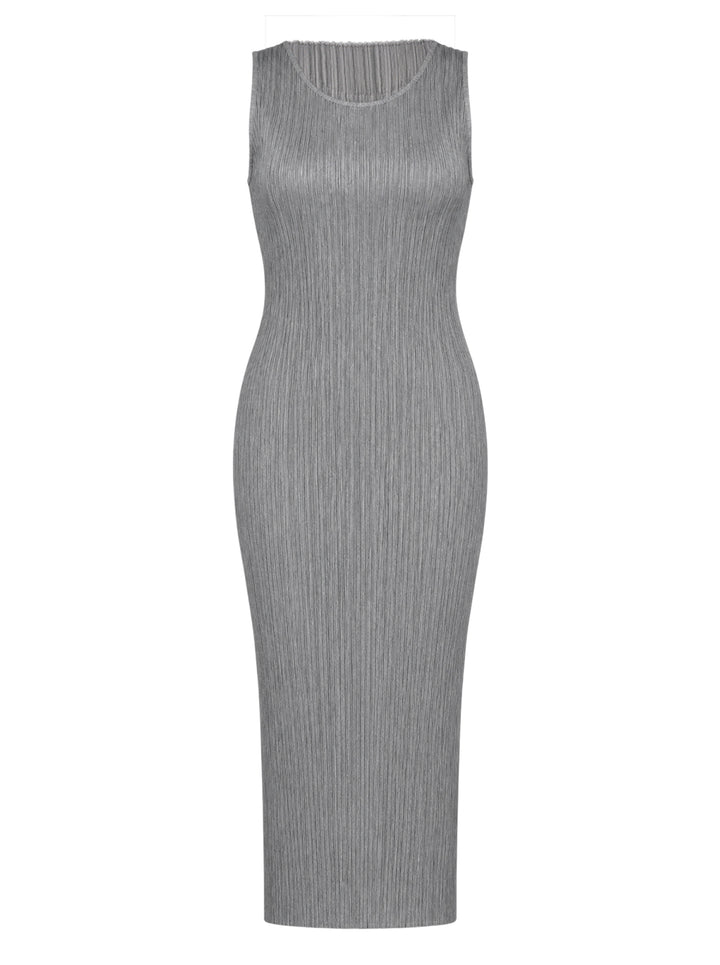 PLEATS PLEASE ISSEY MIYAKE Basics Pleated Sleeveless Dress