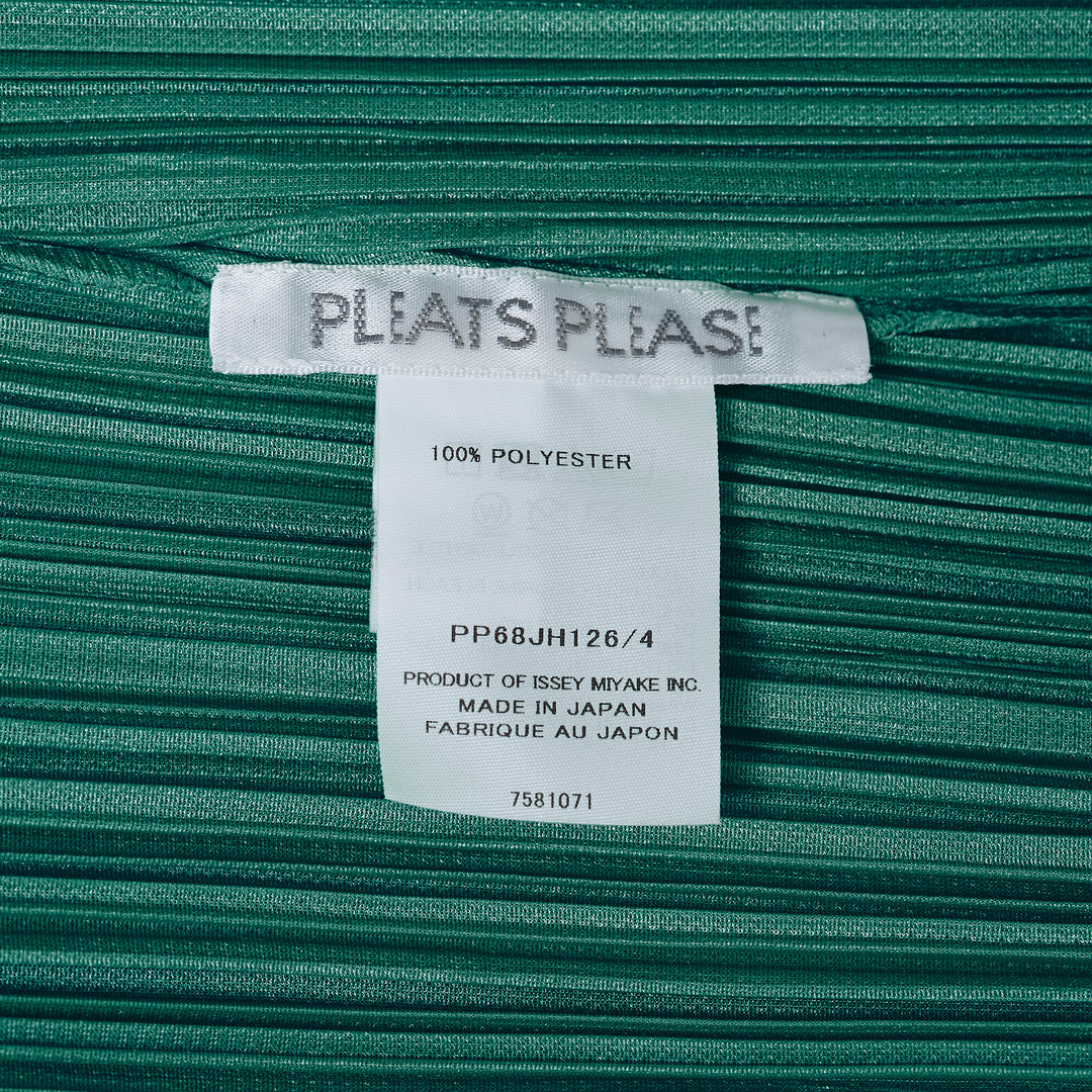 Pleats Please Issey Miyake Monthly Colors August micro-pleated short sleeve maxi dress in black