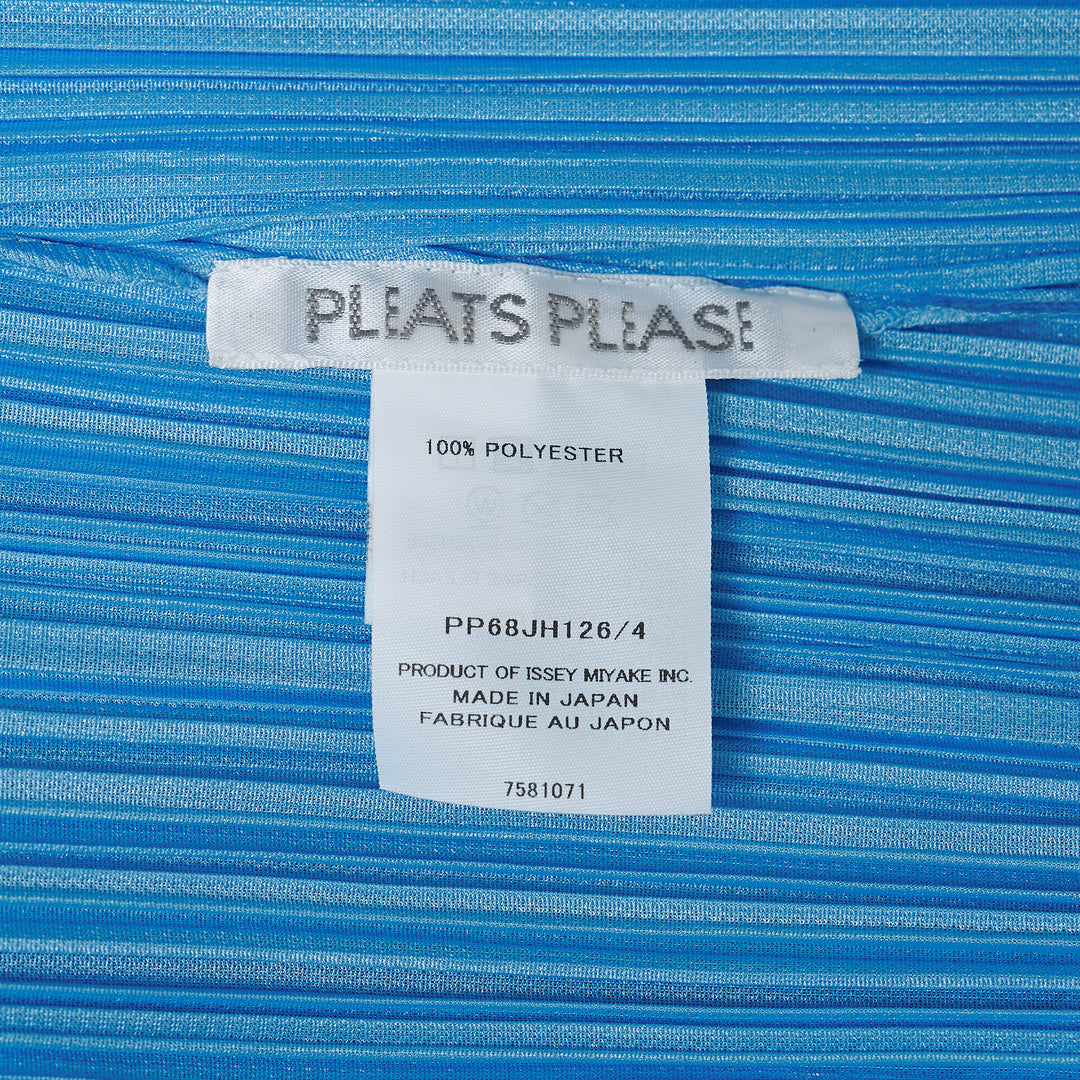 Pleats Please Issey Miyake Monthly Colors August micro-pleated short sleeve maxi dress in black