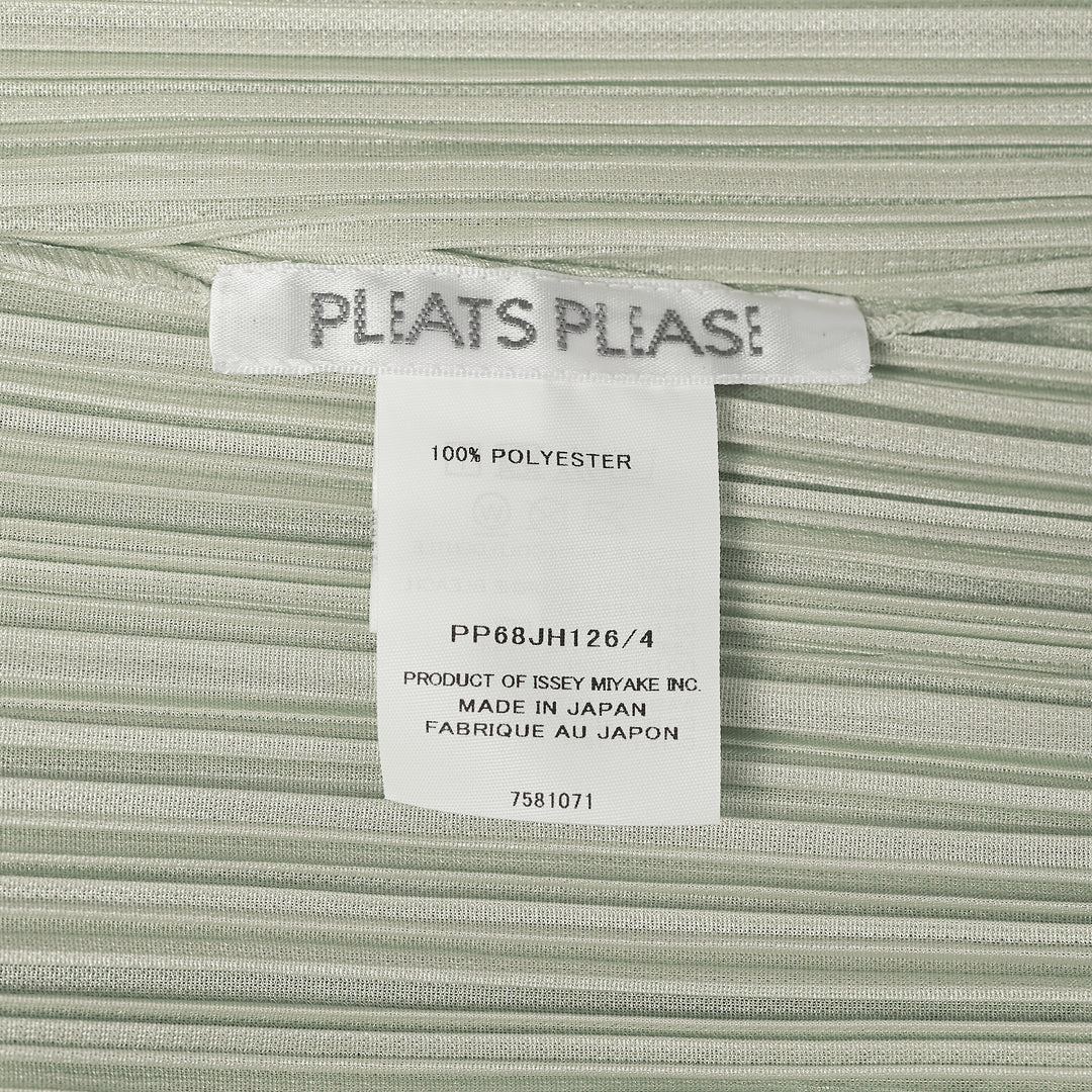 Pleats Please Issey Miyake Monthly Colors August micro-pleated short sleeve maxi dress in black