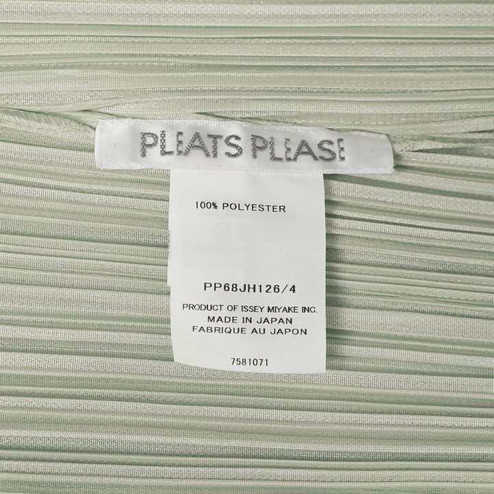 Pleats Please Issey Miyake Monthly Colors August micro-pleated short sleeve maxi dress in black