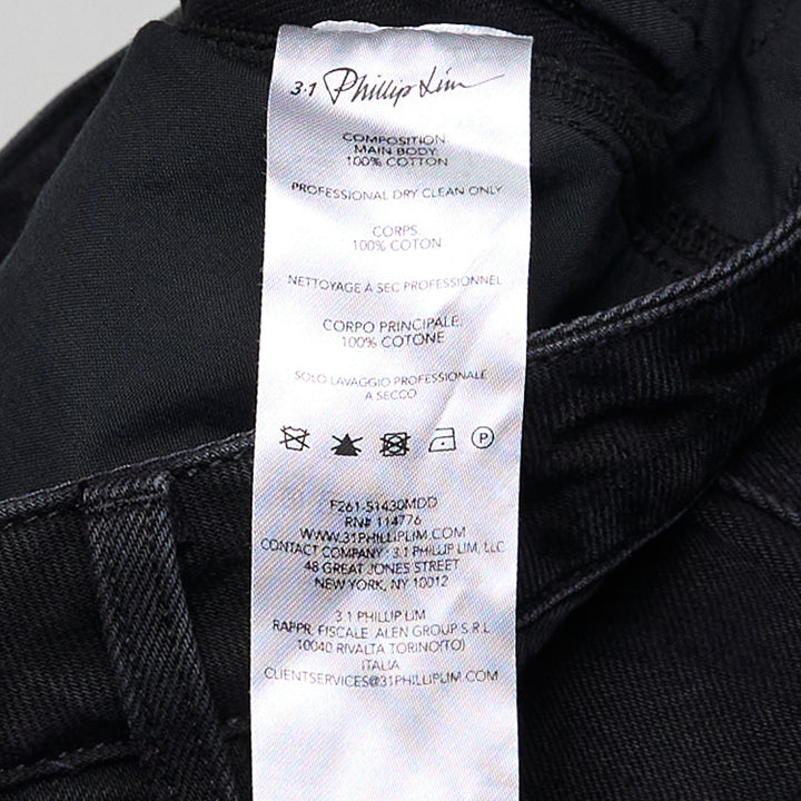 Wide Leg Denim Cargo Pants