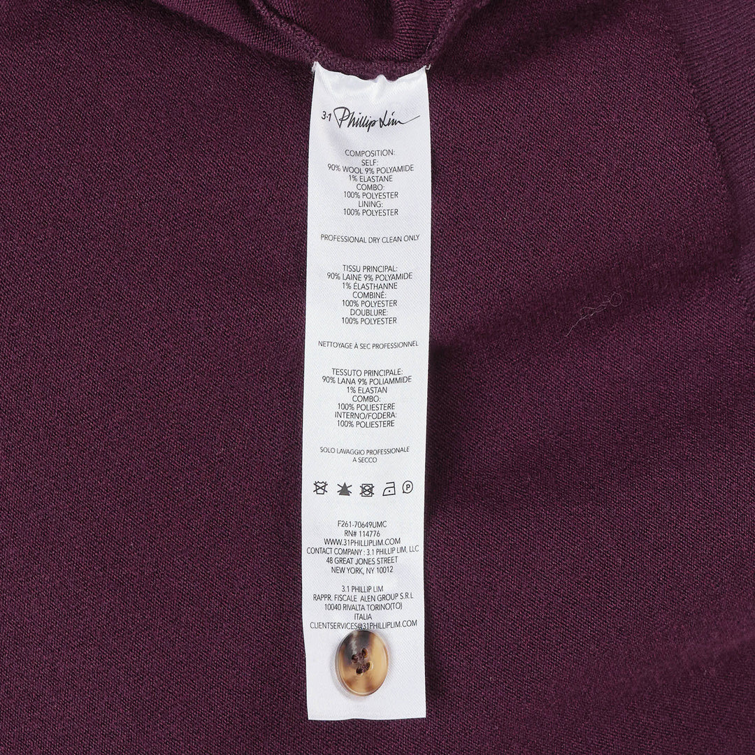 Ultrafine Merino Long Sleeve Polo Midi Dress