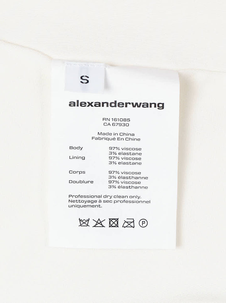 Alexander Wang Asymmetric Draped Twisted Top - view 3