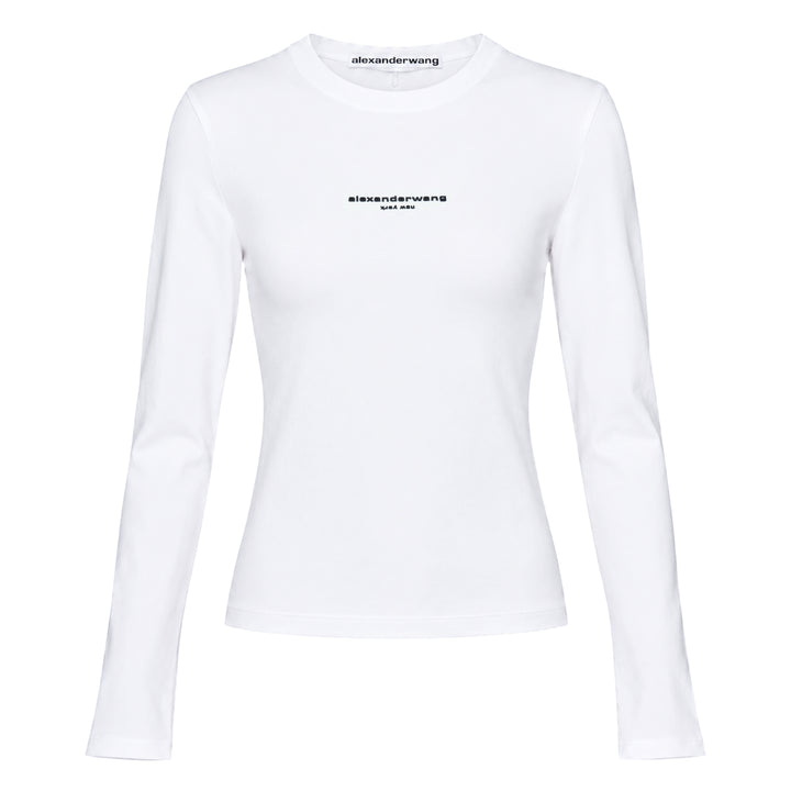 Logo Print Long Sleeve Tee