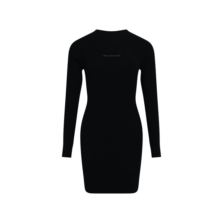 Long Sleeve Crew Neck Dress