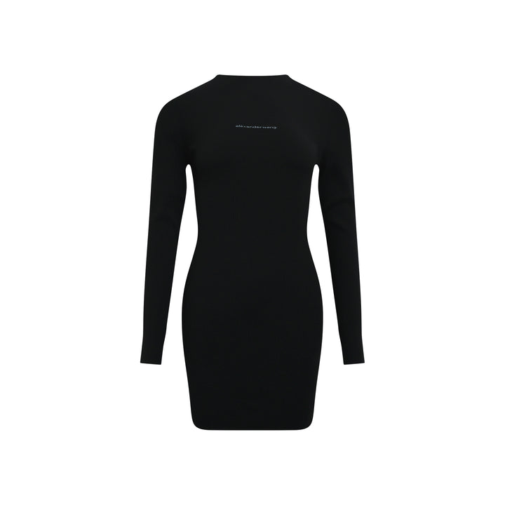 Long Sleeve Crew Neck Dress