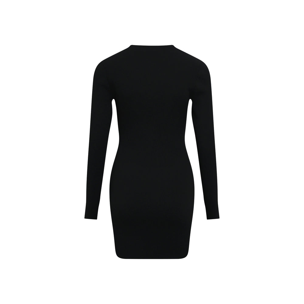 Alexander Wang Long Sleeve Crew Neck Dress - view 2