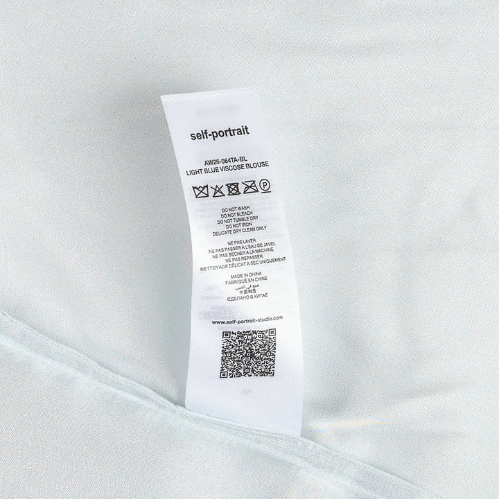 Light Blue Viscose Blouse