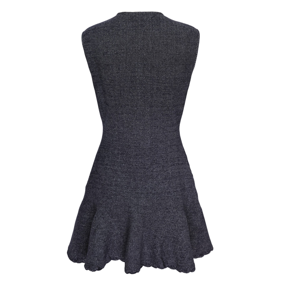 Sleeveless Textured Knit Dress