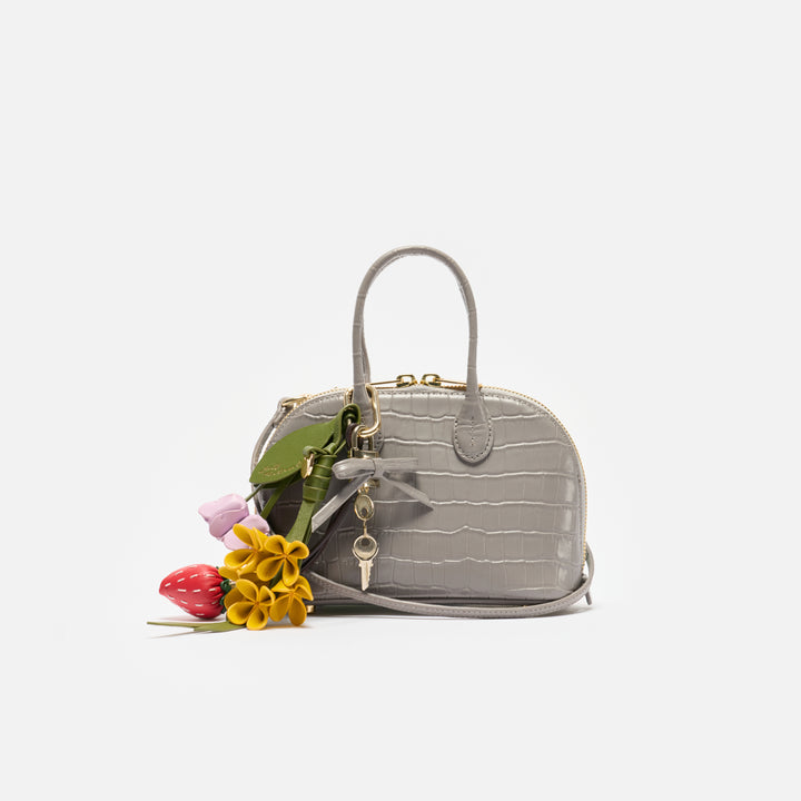 Croc Leather Mini Bag