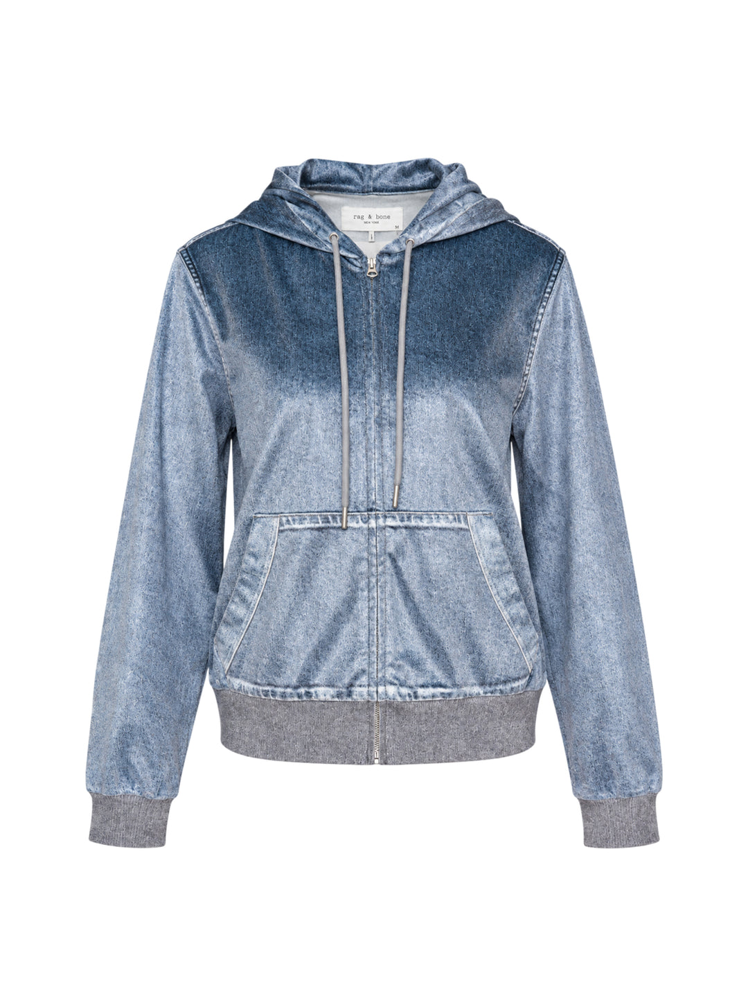 rag & bone Miramar Velvet Zip Hoodie