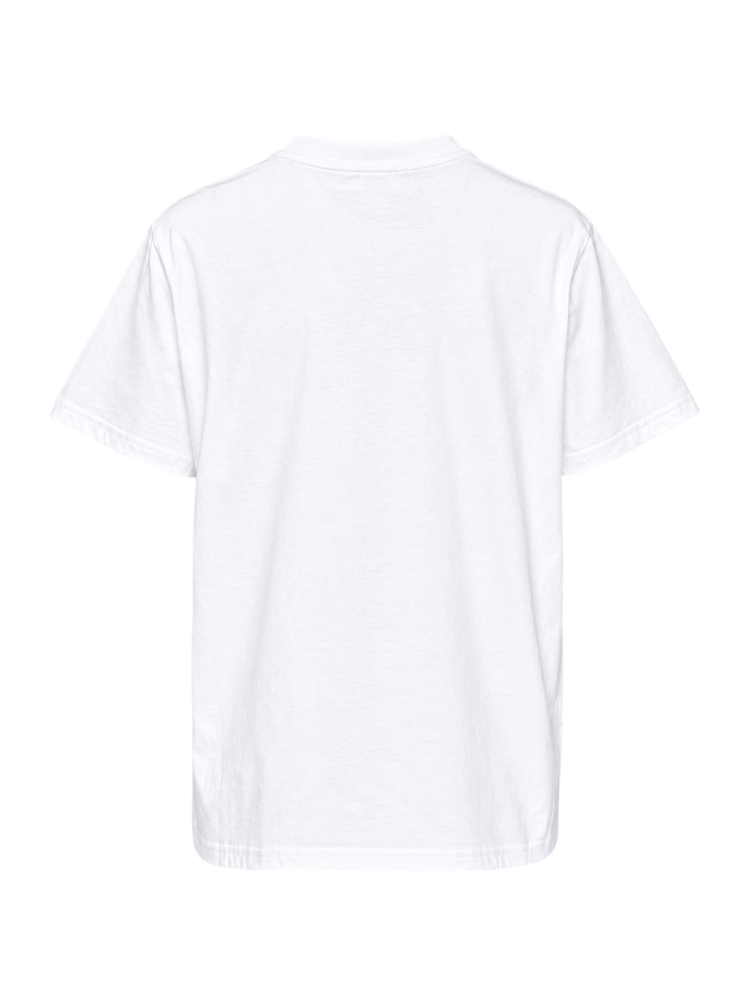 rag & bone Miramar Cotton Graphic Tee in white with varsity-script logo and tiger-stripe print detail on the chest - view 2