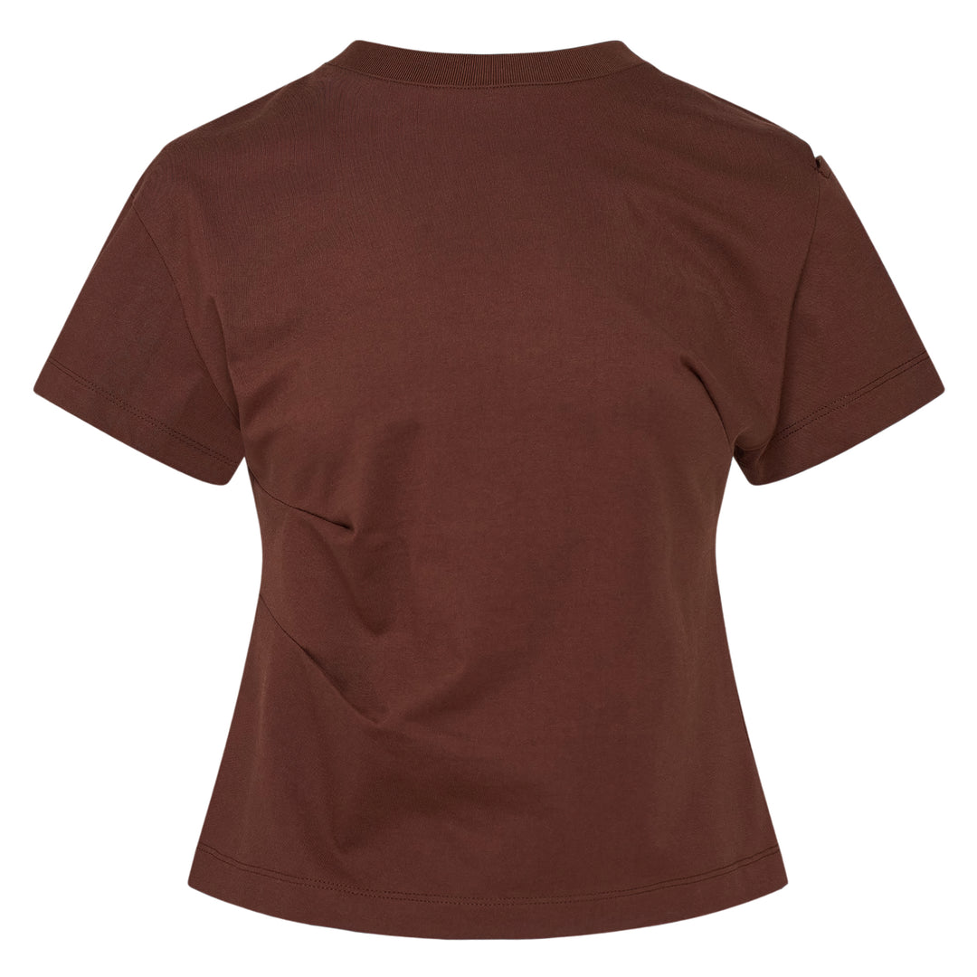 Backward Shoulder Slit Tee