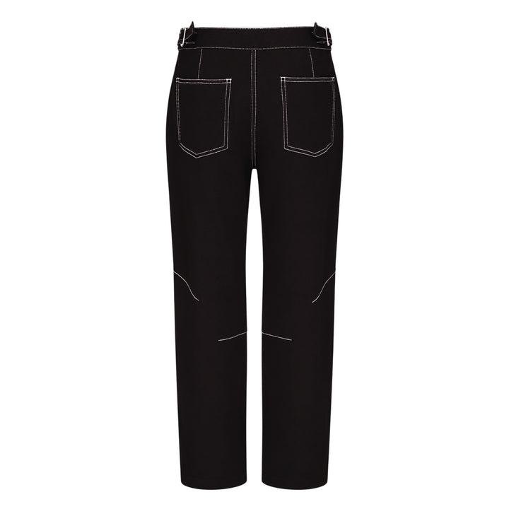 Vito Ponte Cropped Contrast Stitch Pants