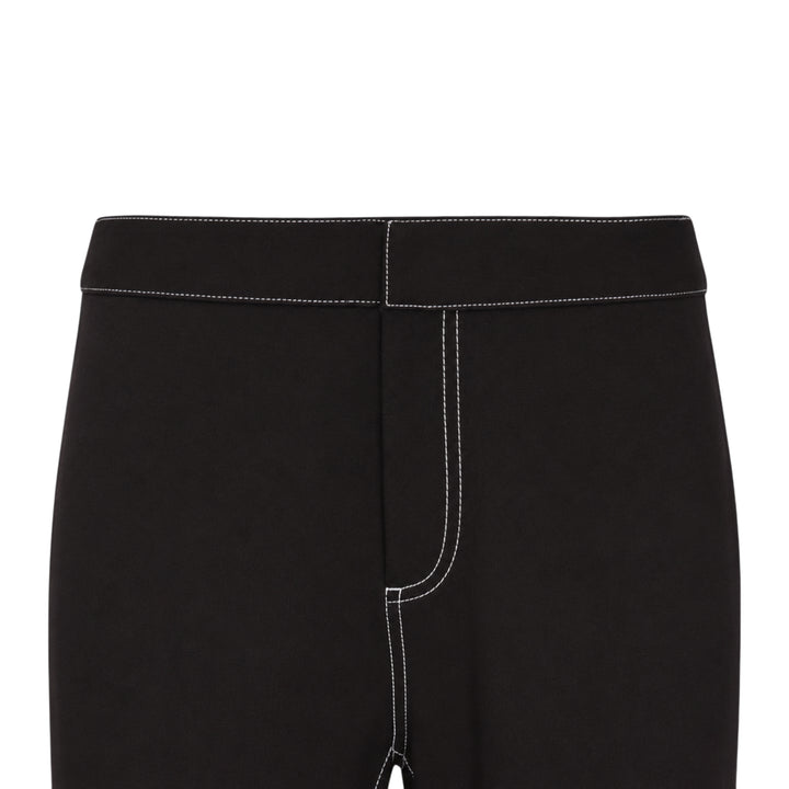 Vito Ponte Cropped Contrast Stitch Pants
