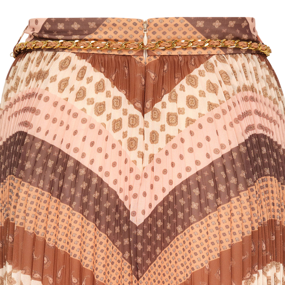 Sunray Pleated Maxi Skirt