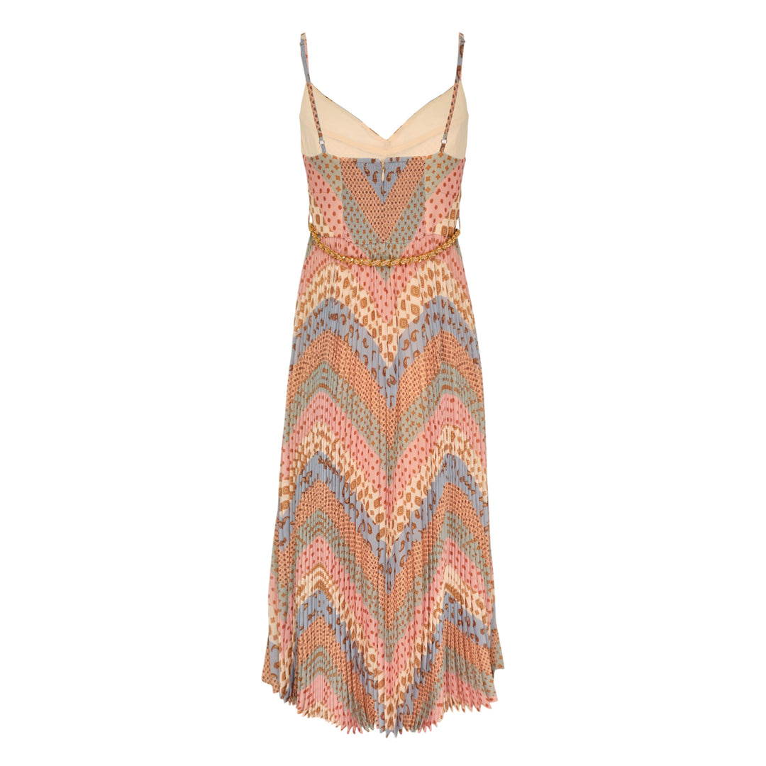 Sunray Pleated Picnic Dress