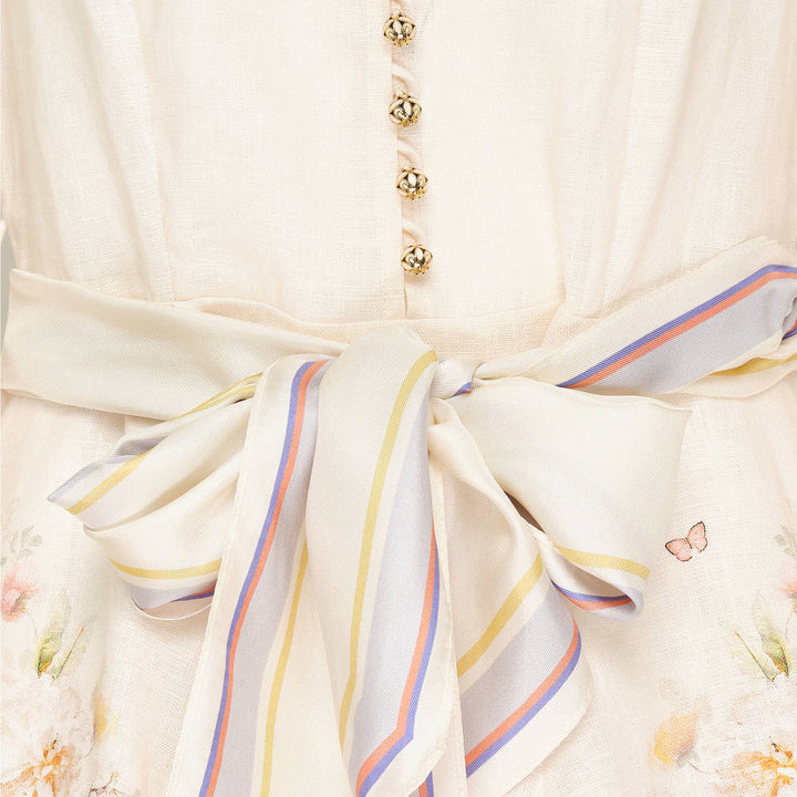 Valiant Button Mini Dress